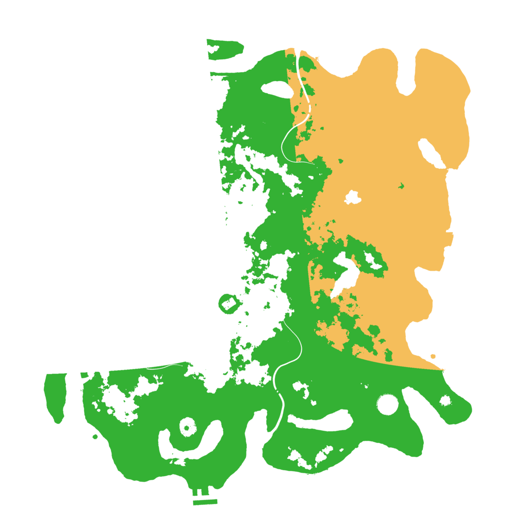 Biome Rust Map: Procedural Map, Size: 4250, Seed: 155258