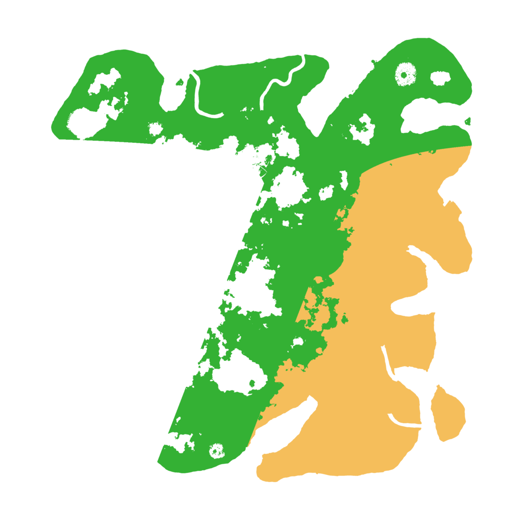 Biome Rust Map: Procedural Map, Size: 3500, Seed: 1890215171