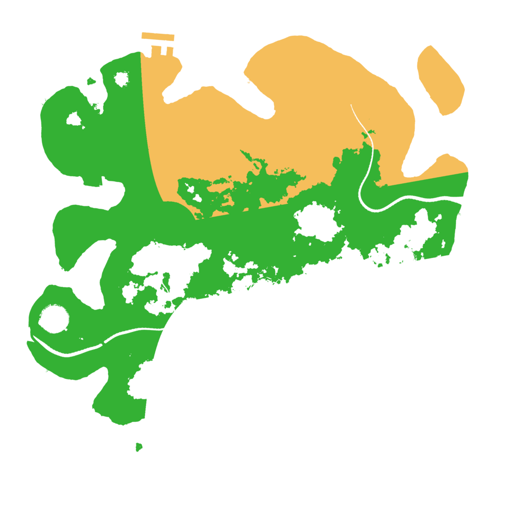Biome Rust Map: Procedural Map, Size: 3250, Seed: 1616190305