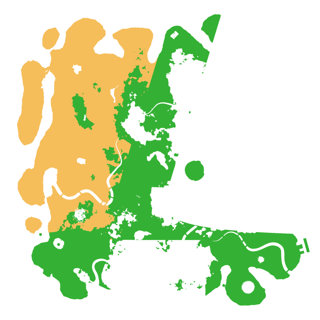Biome Rust Map: Procedural Map, Size: 4500, Seed: 1234377