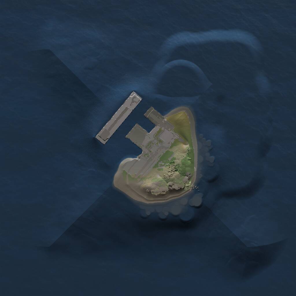 Rust Map: Procedural Map, Size: 1000, Seed: 130232797, 2 Monuments