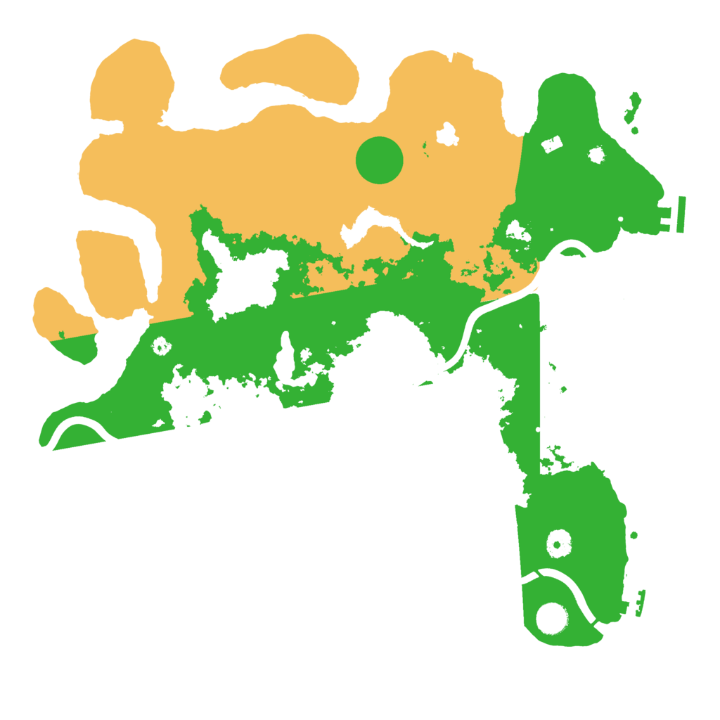 Biome Rust Map: Procedural Map, Size: 4000, Seed: 400189497