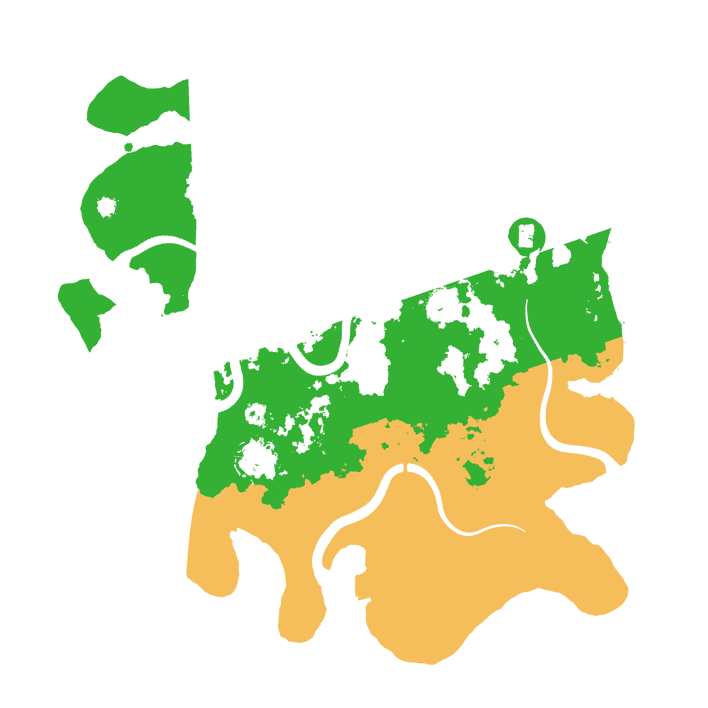 Biome Rust Map: Procedural Map, Size: 3250, Seed: 999999999