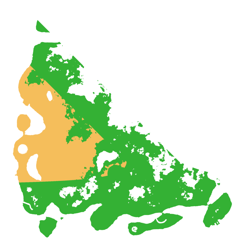 Biome Rust Map: Procedural Map, Size: 4500, Seed: 141135914