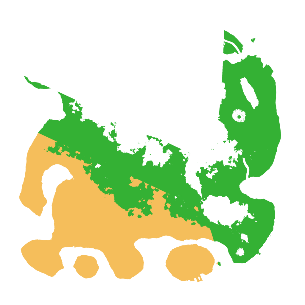Biome Rust Map: Procedural Map, Size: 3500, Seed: 1227192713