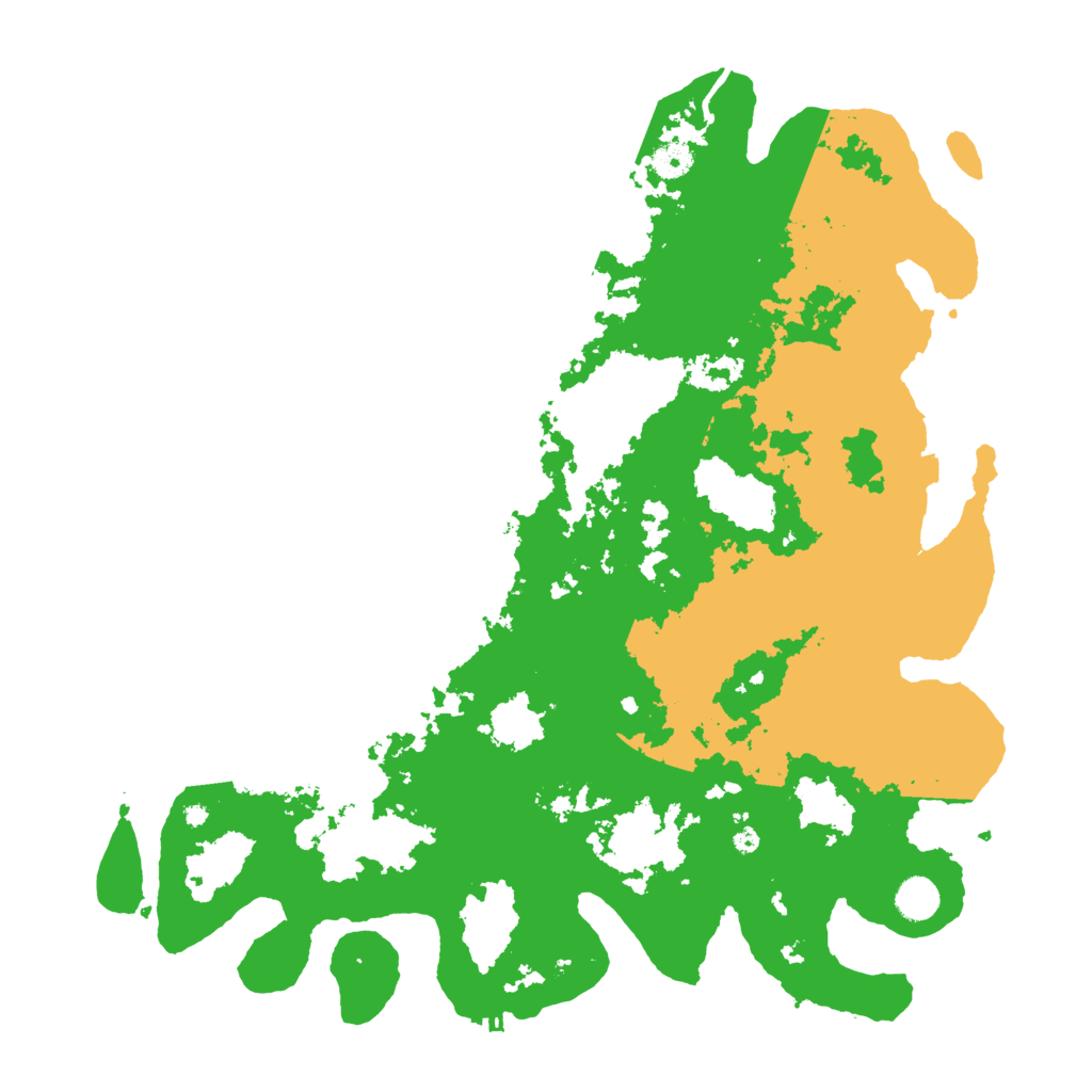 Biome Rust Map: Procedural Map, Size: 4400, Seed: 888994545