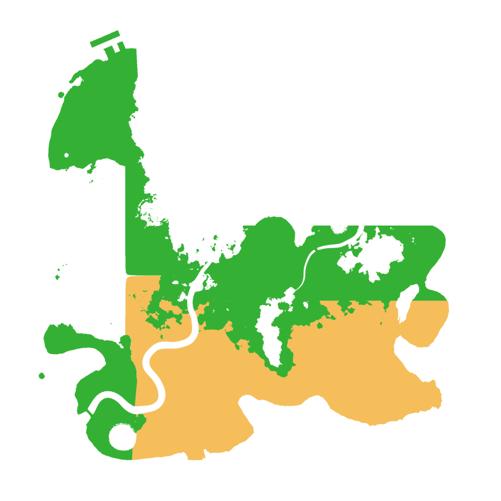 Biome Rust Map: Procedural Map, Size: 3300, Seed: 1879856365