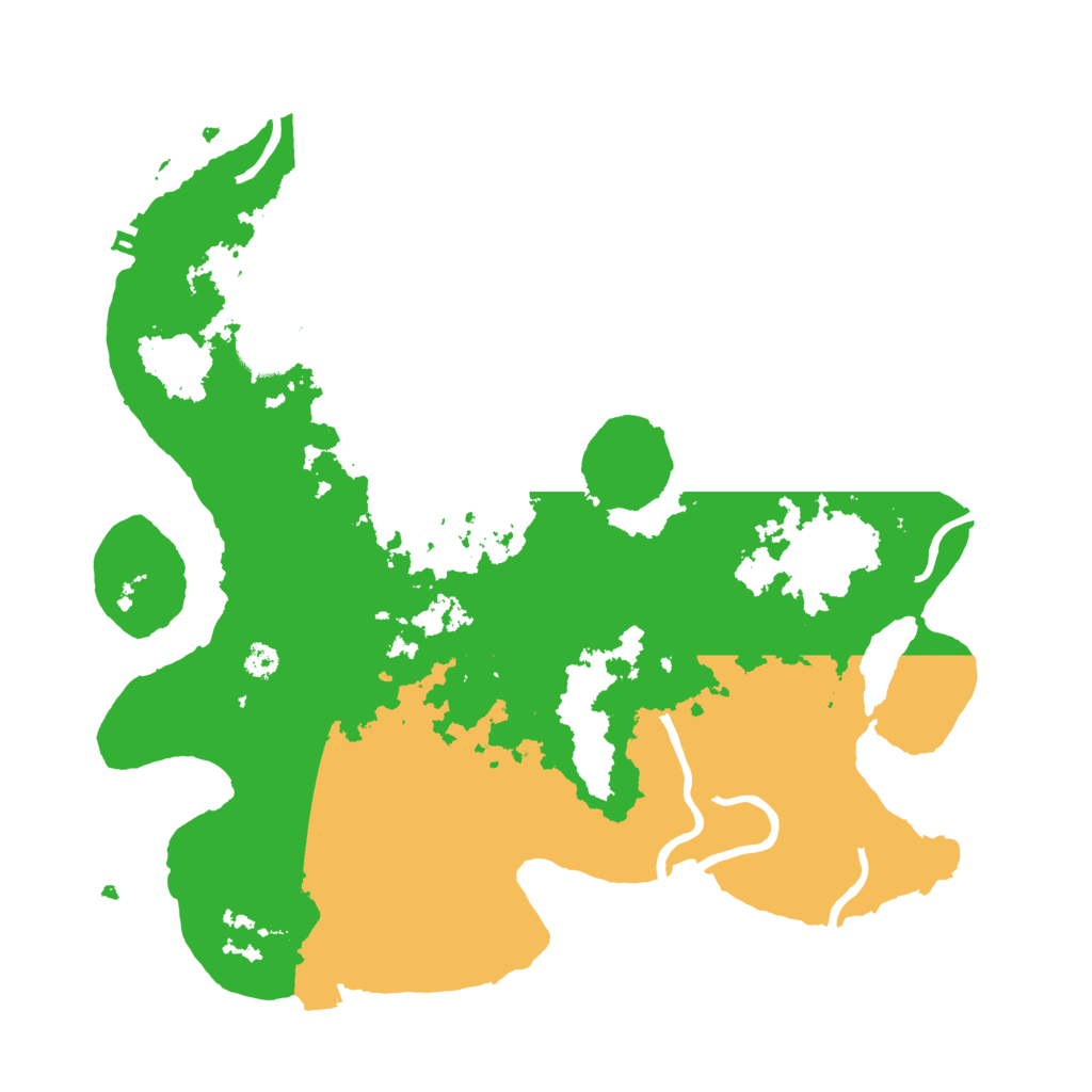 Biome Rust Map: Procedural Map, Size: 3300, Seed: 1879856365