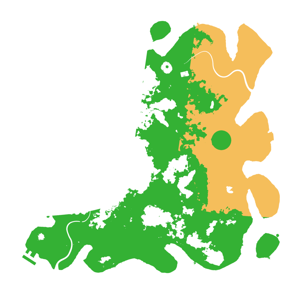 Biome Rust Map: Procedural Map, Size: 4000, Seed: 513308846