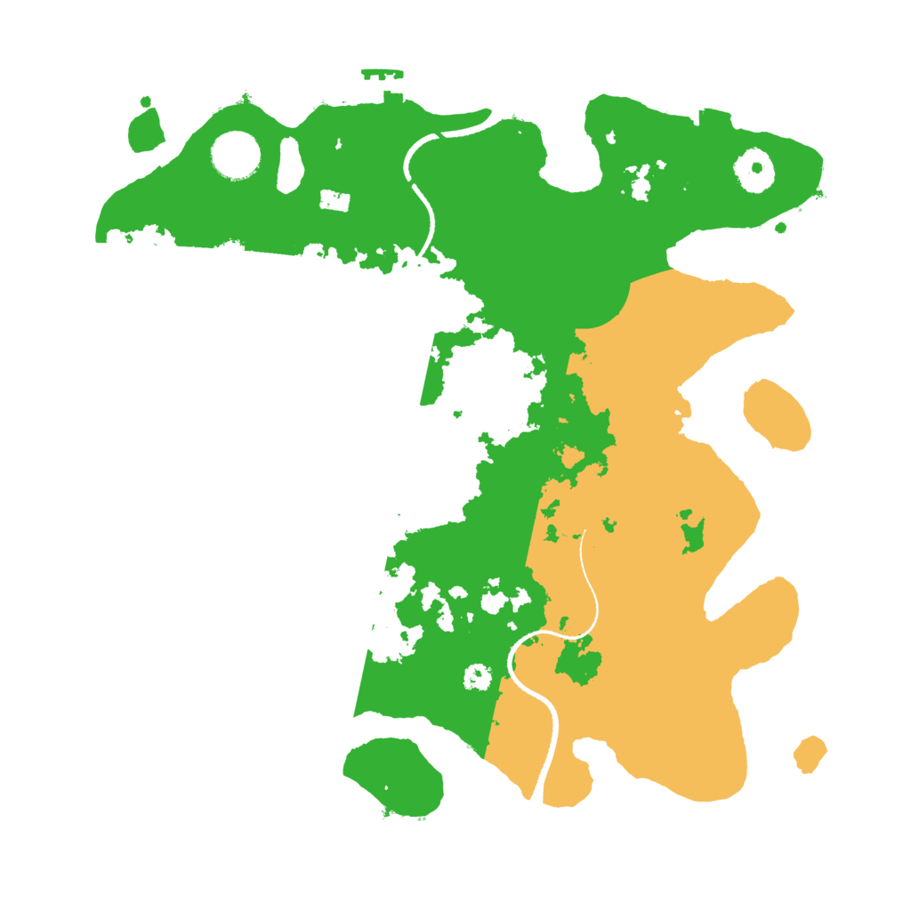 Biome Rust Map: Procedural Map, Size: 3300, Seed: 960673046