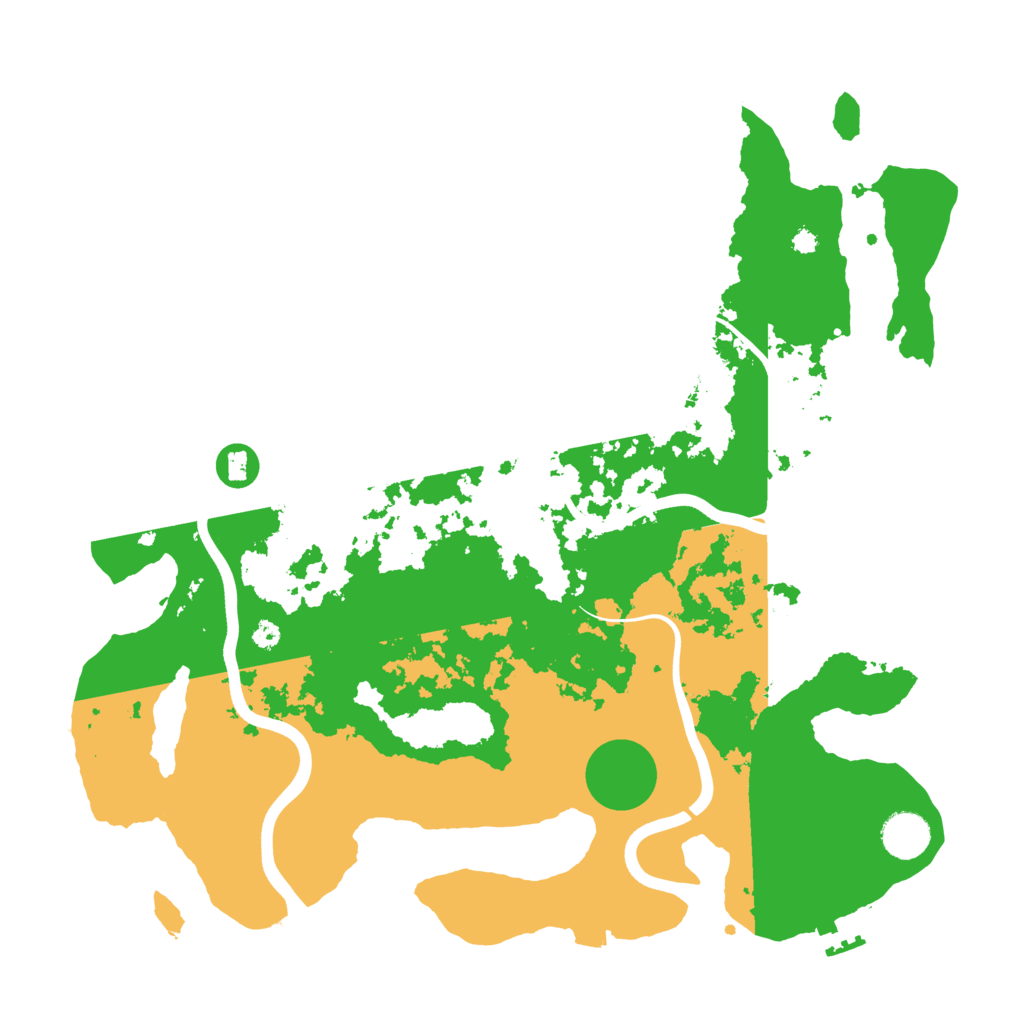 Biome Rust Map: Procedural Map, Size: 3800, Seed: 534