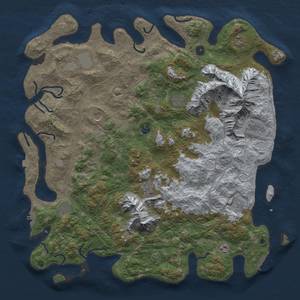 Thumbnail Rust Map: Procedural Map, Size: 5000, Seed: 69162, 19 Monuments