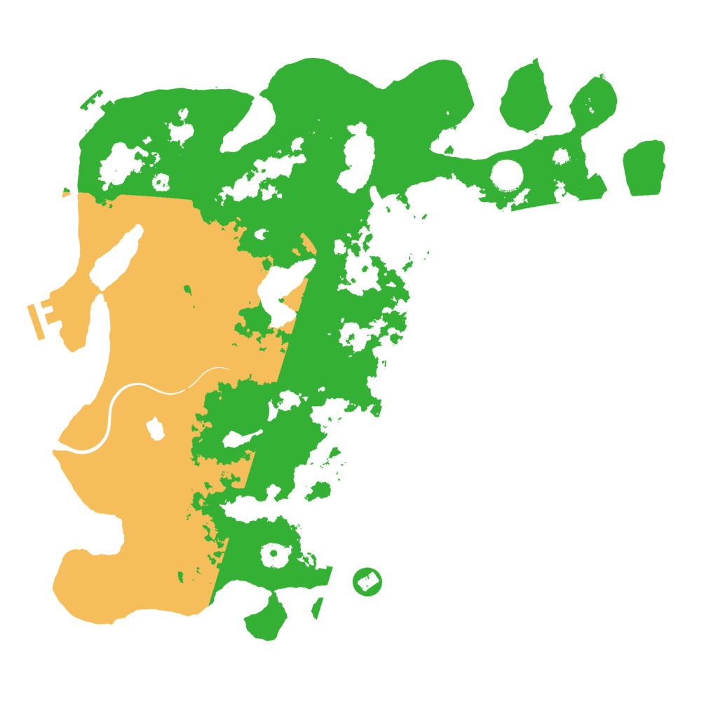 Biome Rust Map: Procedural Map, Size: 4000, Seed: 1055274701