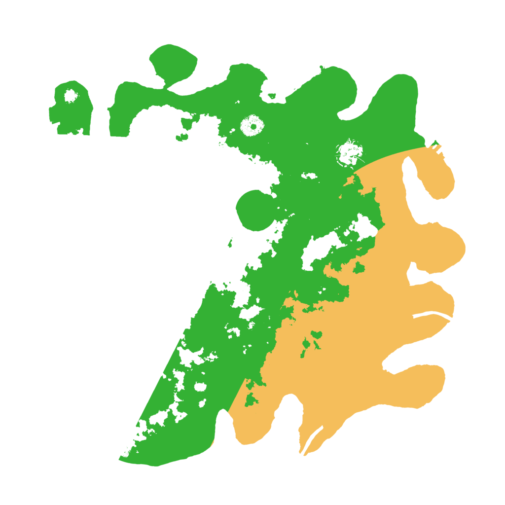 Biome Rust Map: Procedural Map, Size: 3500, Seed: 770932592