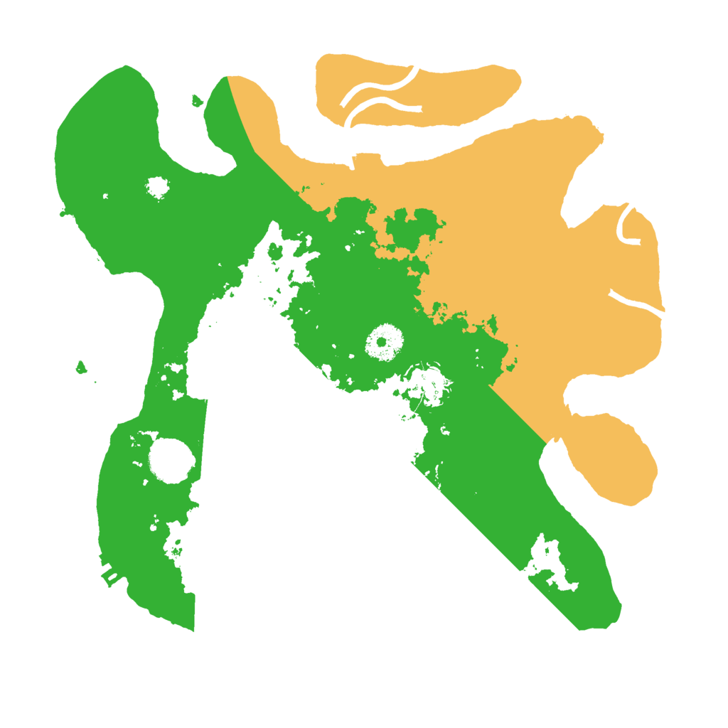 Biome Rust Map: Procedural Map, Size: 3000, Seed: 88532