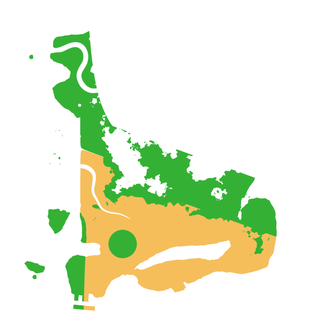 Biome Rust Map: Procedural Map, Size: 3000, Seed: 1018331481