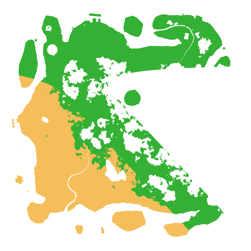 Biome Rust Map: Procedural Map, Size: 4250, Seed: 1371164988