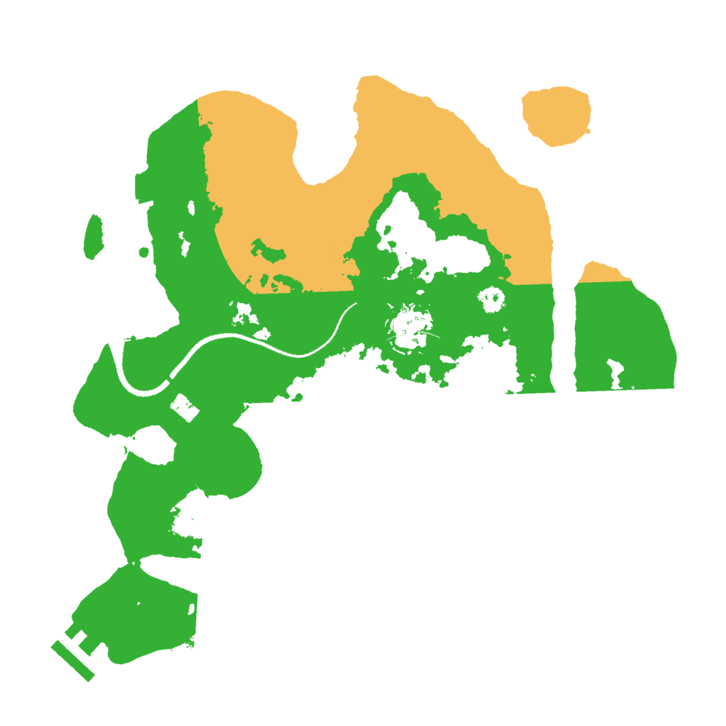 Biome Rust Map: Procedural Map, Size: 2850, Seed: 627446662