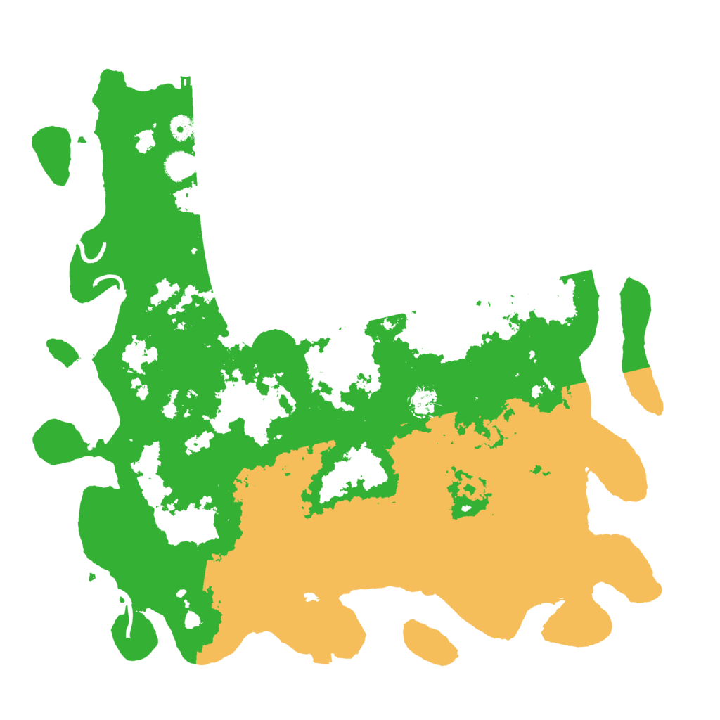 Biome Rust Map: Procedural Map, Size: 4500, Seed: 63563819