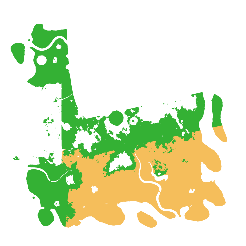 Biome Rust Map: Procedural Map, Size: 4500, Seed: 63563819
