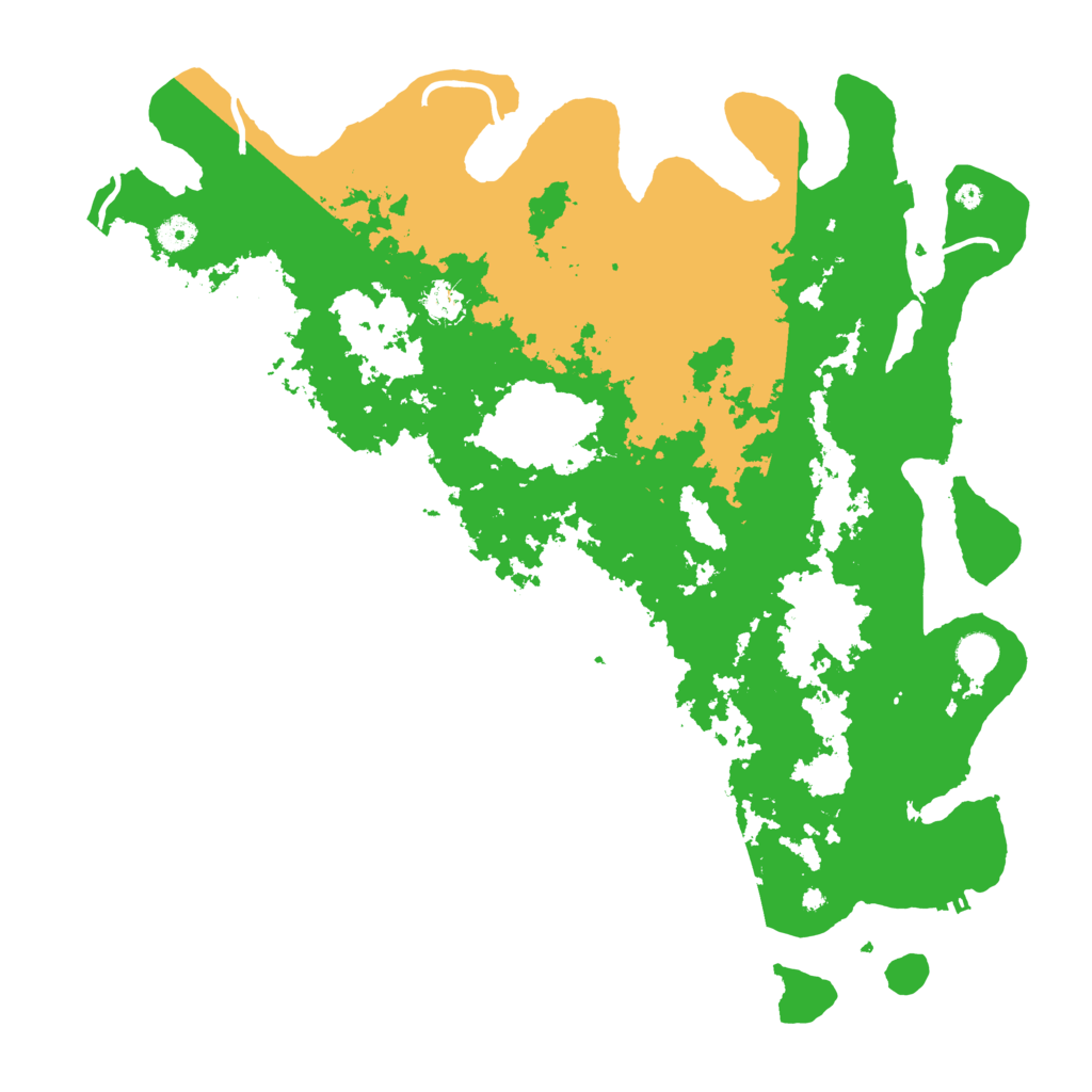 Biome Rust Map: Procedural Map, Size: 4500, Seed: 629172