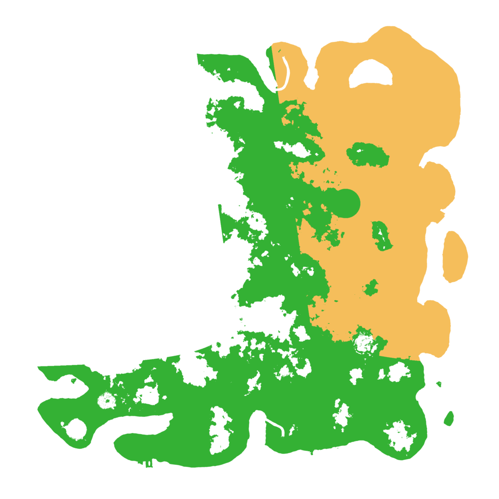 Biome Rust Map: Procedural Map, Size: 4500, Seed: 11111112