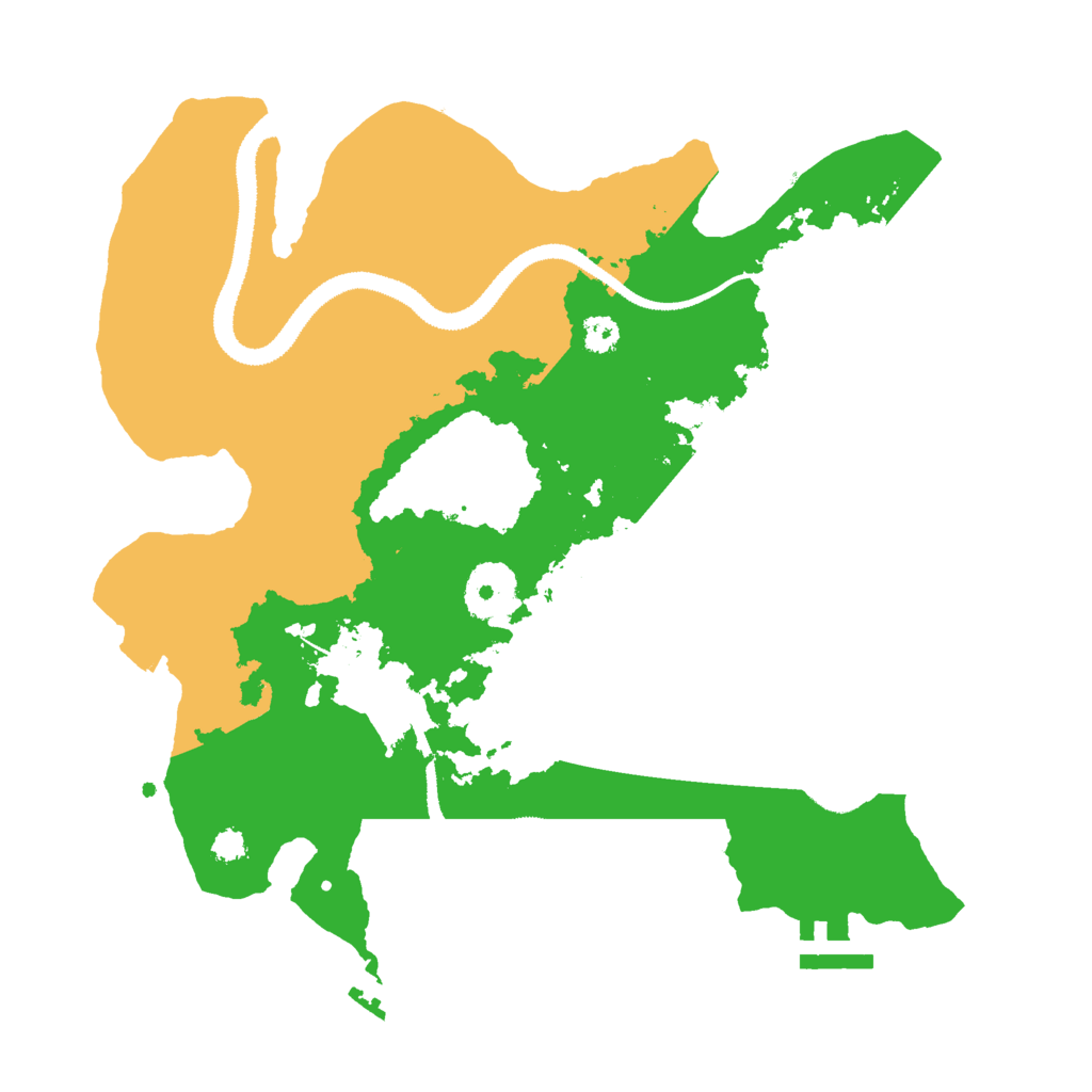 Biome Rust Map: Procedural Map, Size: 3000, Seed: 548140726