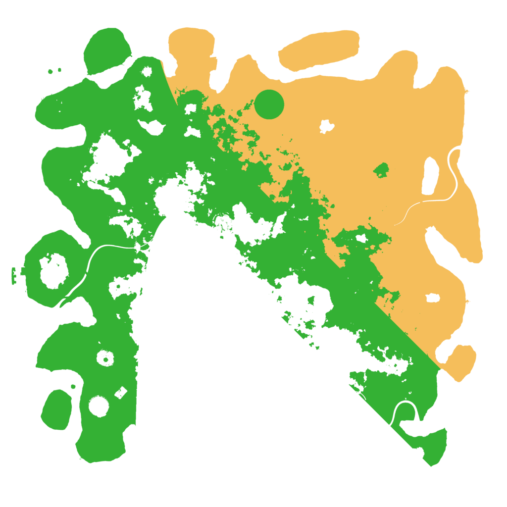 Biome Rust Map: Procedural Map, Size: 4500, Seed: 8713