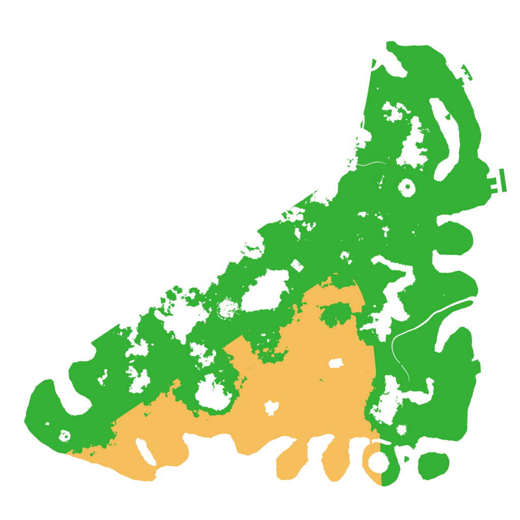 Biome Rust Map: Procedural Map, Size: 4500, Seed: 987203780