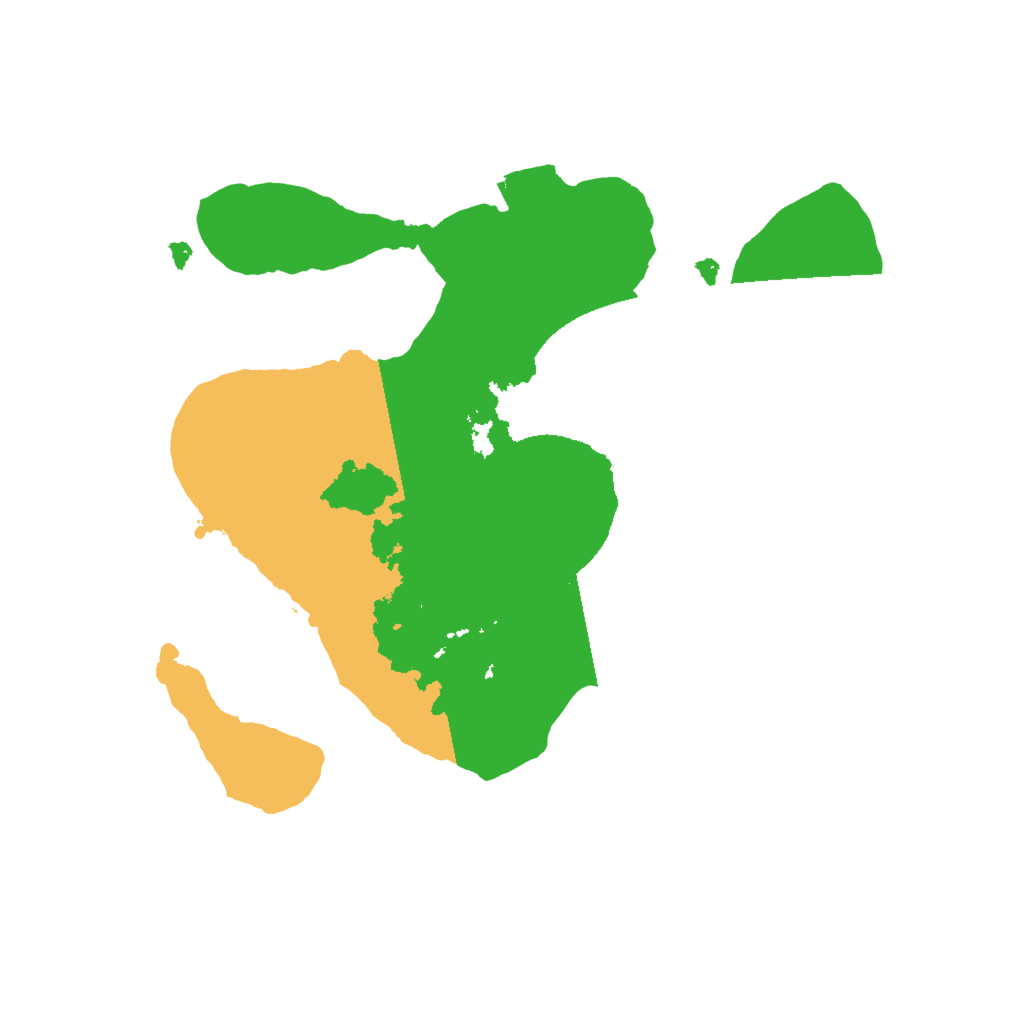 Biome Rust Map: Procedural Map, Size: 2000, Seed: 434234