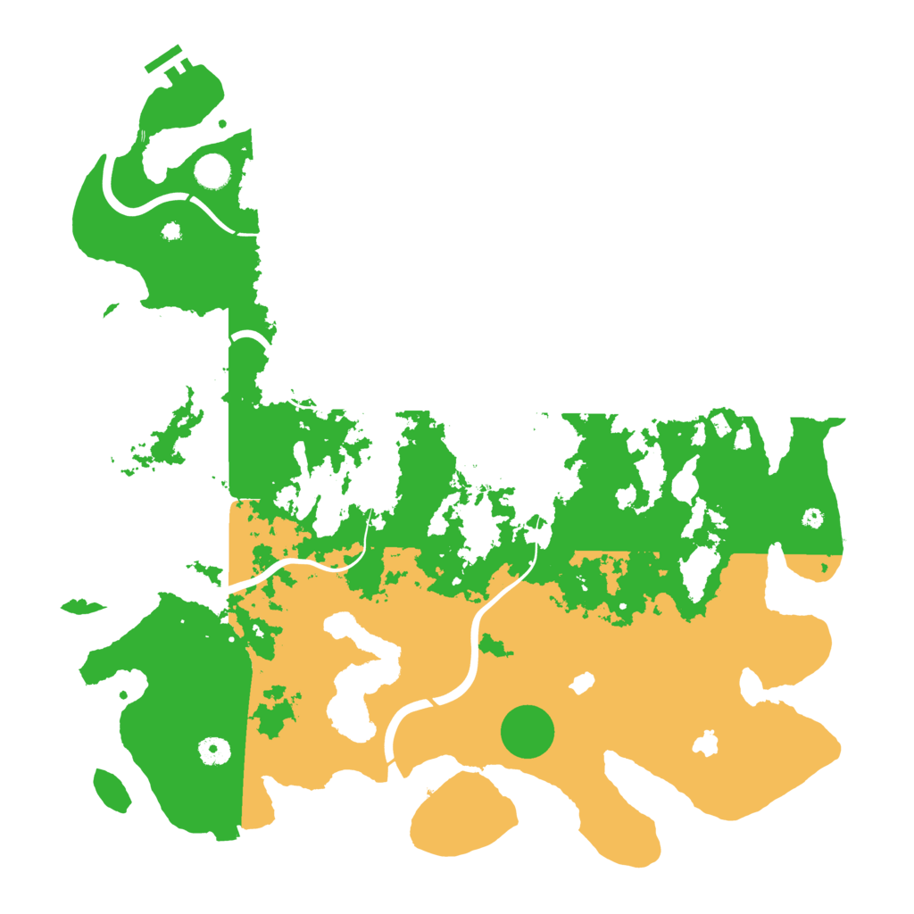 Biome Rust Map: Procedural Map, Size: 4500, Seed: 1851977979