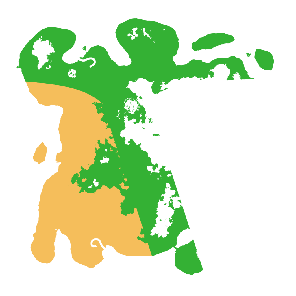 Biome Rust Map: Procedural Map, Size: 3500, Seed: 1000229886