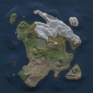 Thumbnail Rust Map: Procedural Map, Size: 2513, Seed: 32334324, 8 Monuments