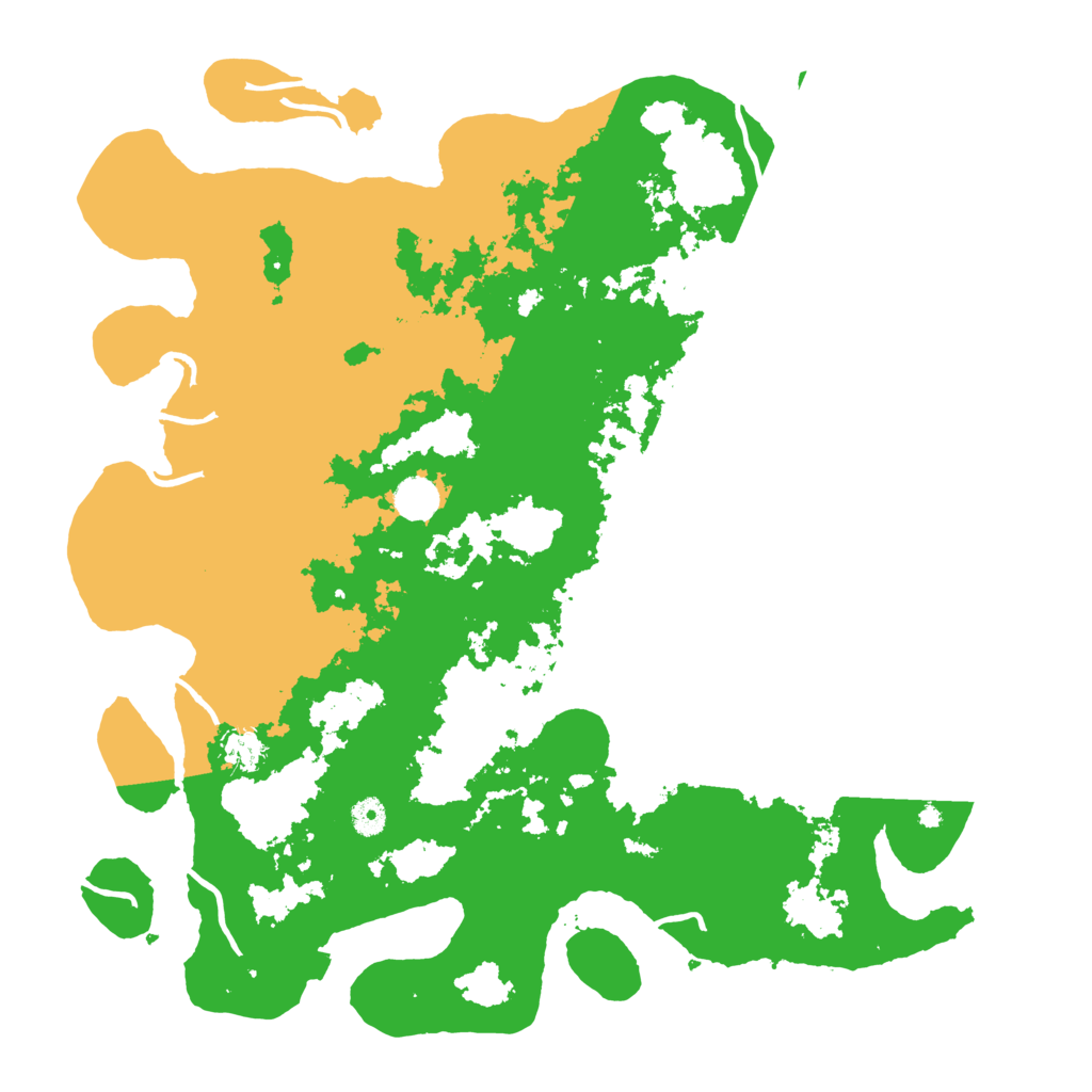 Biome Rust Map: Procedural Map, Size: 4500, Seed: 666667