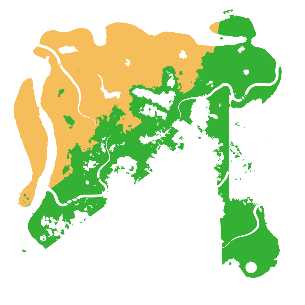 Biome Rust Map: Procedural Map, Size: 4750, Seed: 16485