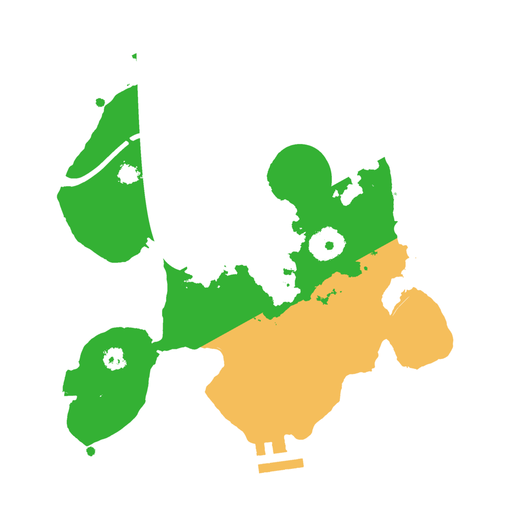 Biome Rust Map: Procedural Map, Size: 2300, Seed: 1094965312