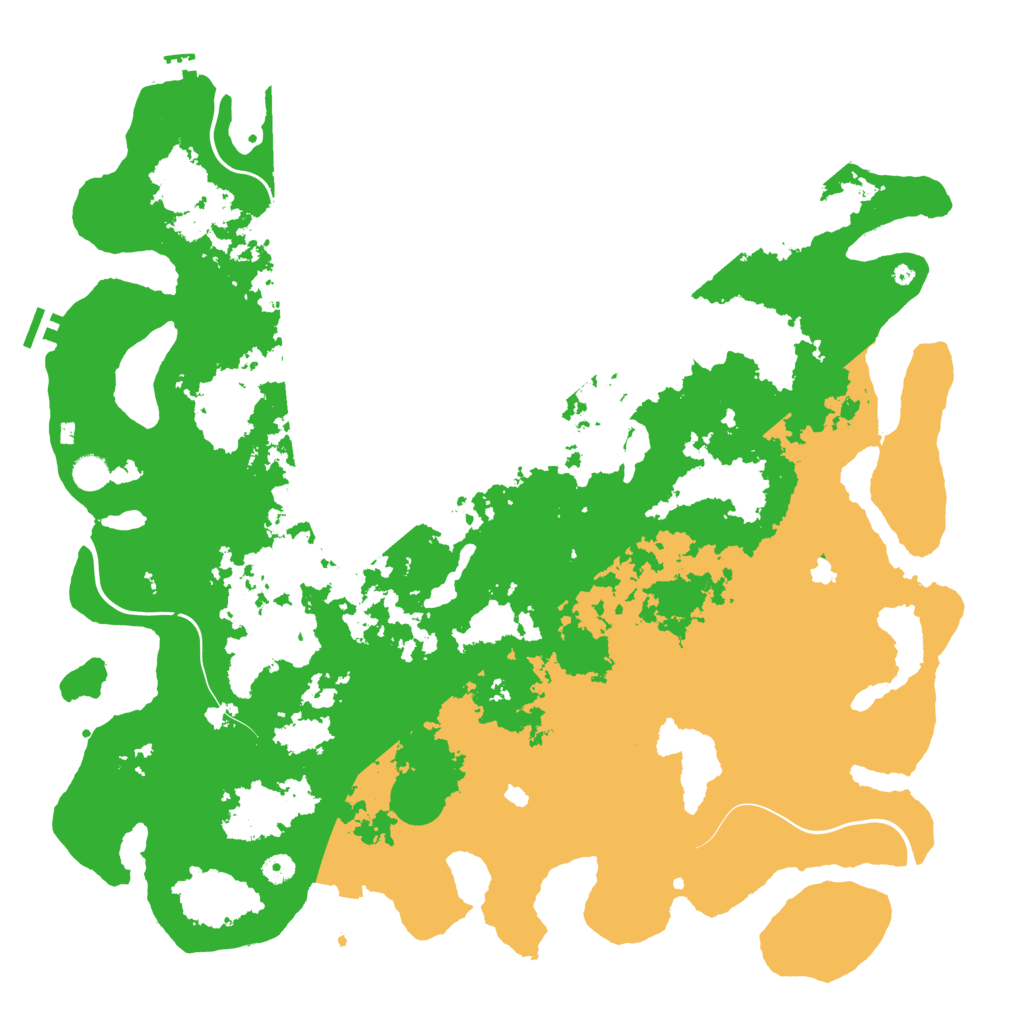 Biome Rust Map: Procedural Map, Size: 5000, Seed: 8907321