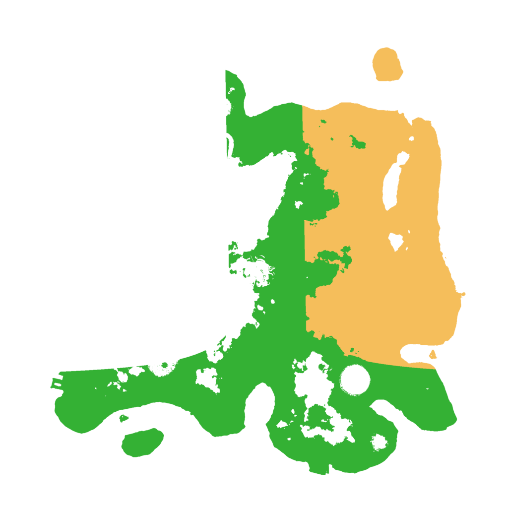 Biome Rust Map: Procedural Map, Size: 3000, Seed: 499466139