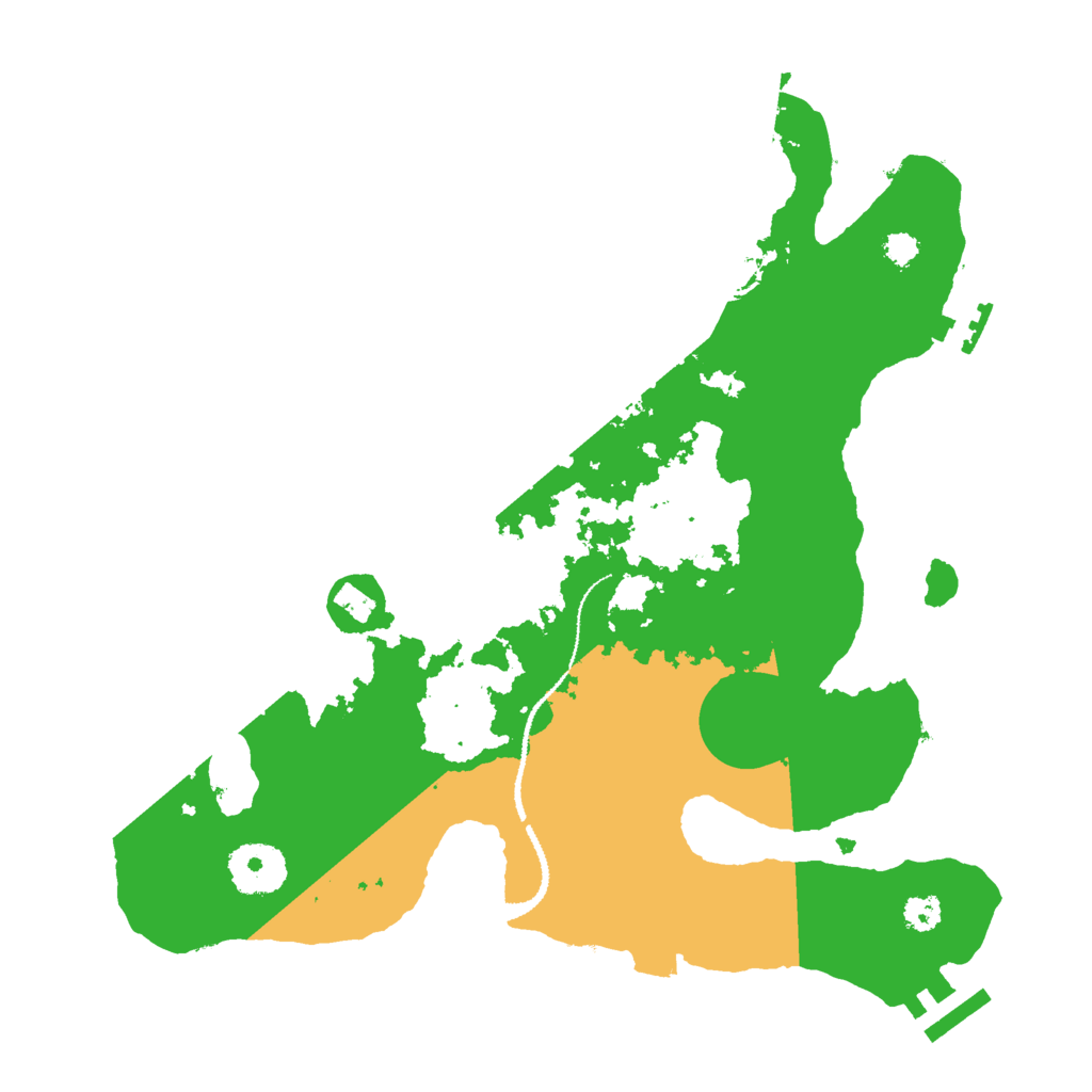 Biome Rust Map: Procedural Map, Size: 3000, Seed: 23137