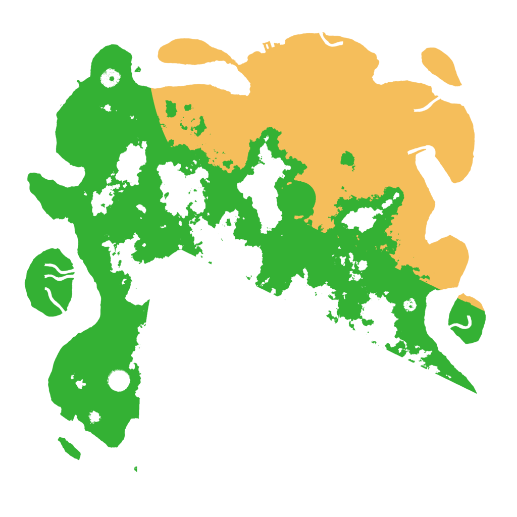 Biome Rust Map: Procedural Map, Size: 4200, Seed: 154879