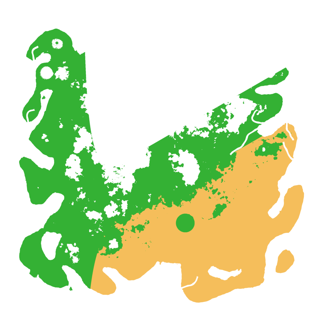 Biome Rust Map: Procedural Map, Size: 4500, Seed: 1157153383