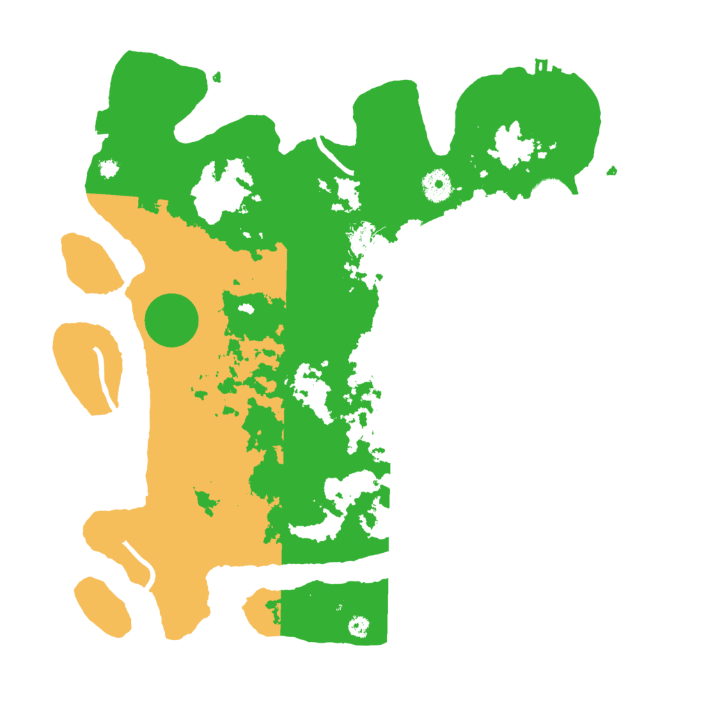 Biome Rust Map: Procedural Map, Size: 3500, Seed: 8237917