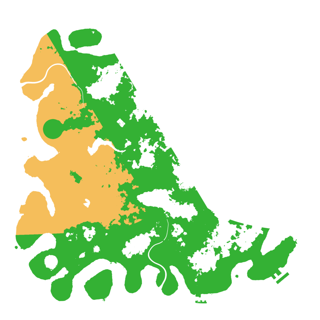 Biome Rust Map: Procedural Map, Size: 4250, Seed: 1614784805