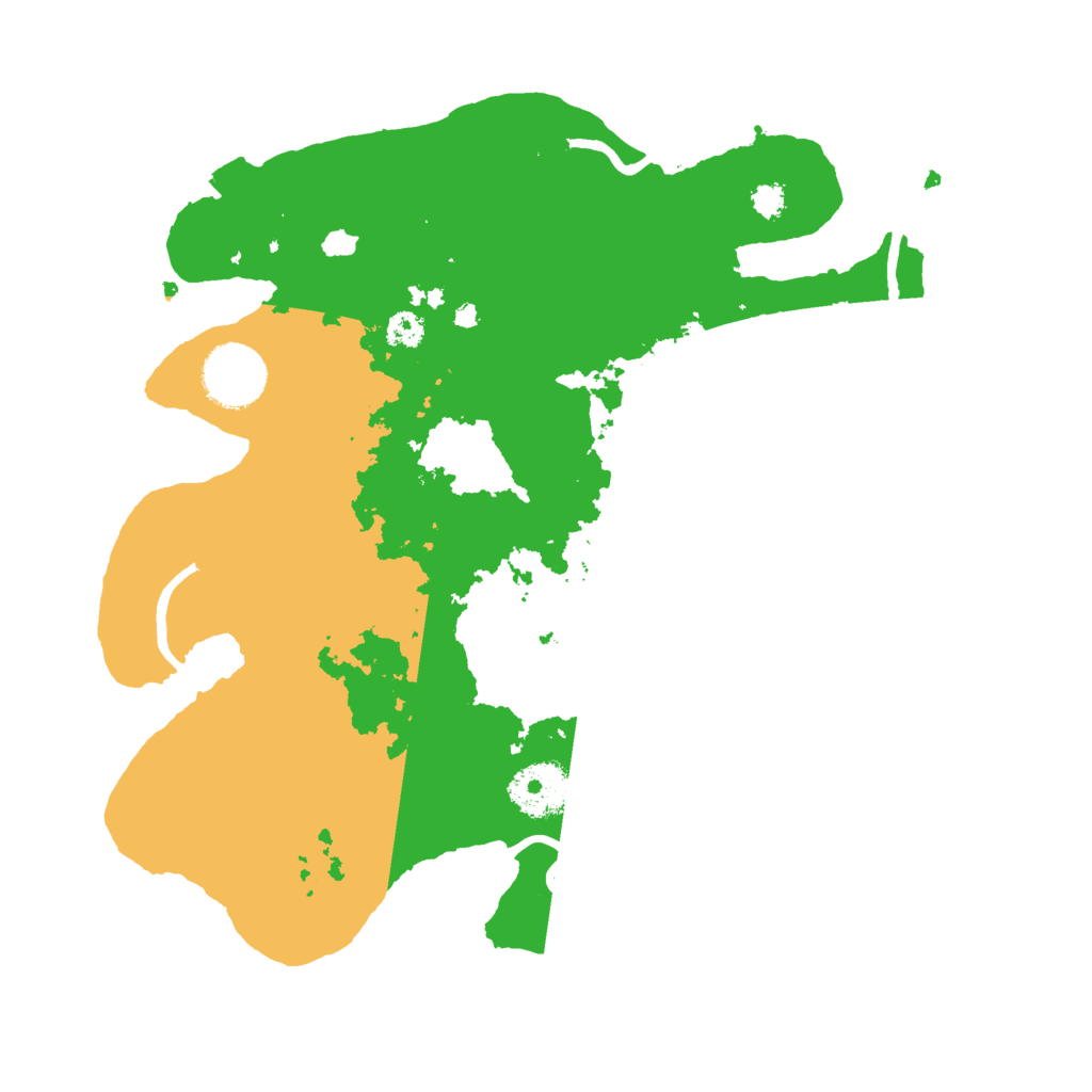 Biome Rust Map: Procedural Map, Size: 3000, Seed: 16032