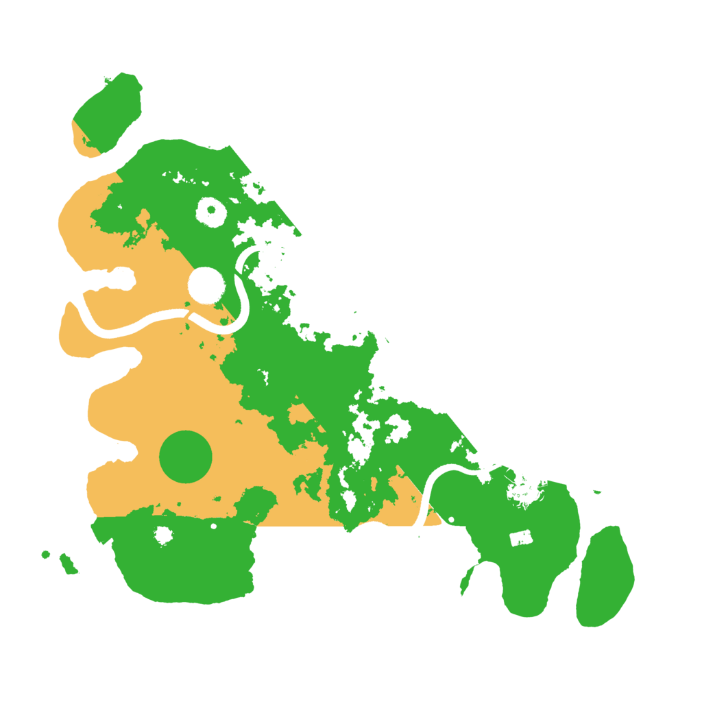 Biome Rust Map: Procedural Map, Size: 3500, Seed: 16789