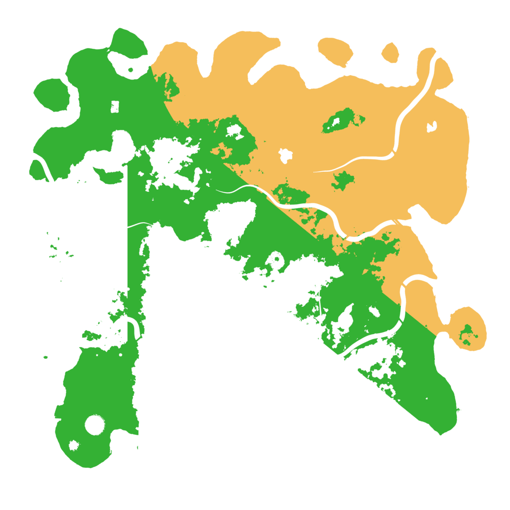 Biome Rust Map: Procedural Map, Size: 4500, Seed: 34737373