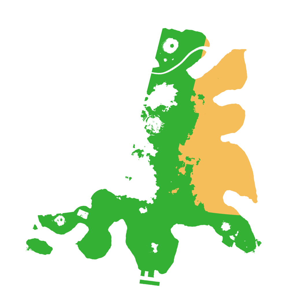 Biome Rust Map: Procedural Map, Size: 3000, Seed: 2141284991