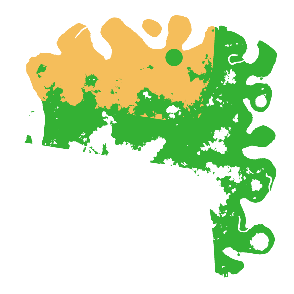 Biome Rust Map: Procedural Map, Size: 4500, Seed: 3656546