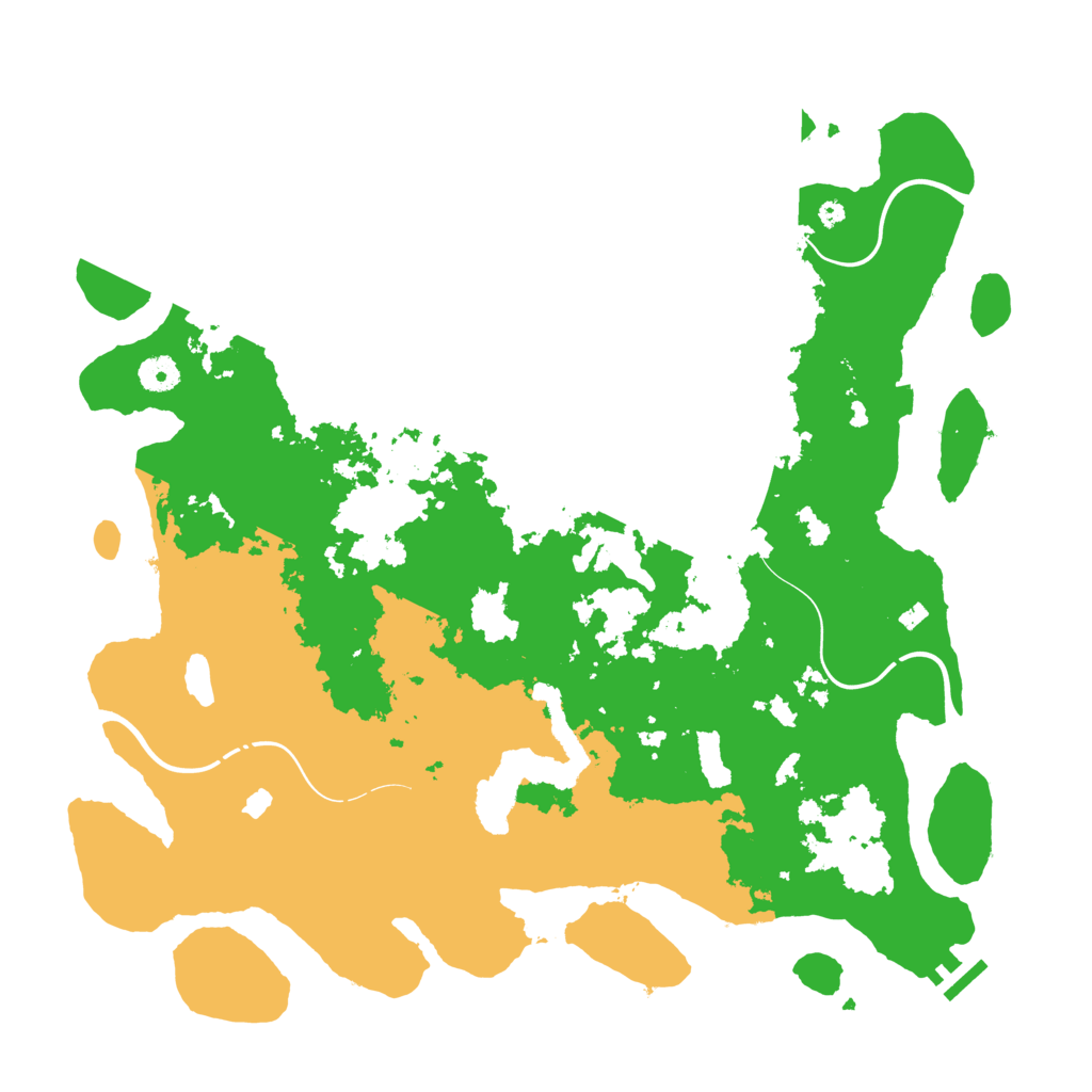 Biome Rust Map: Procedural Map, Size: 4250, Seed: 57154974