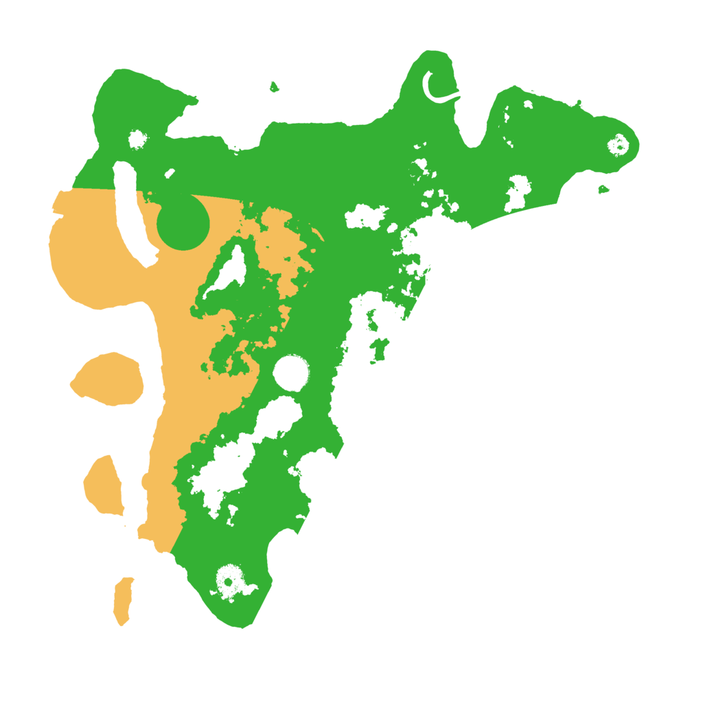 Biome Rust Map: Procedural Map, Size: 3500, Seed: 1614815319